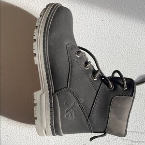 Black and Gray Xray Outdoor Boots